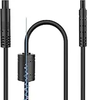 YQMAJIM 4Pin Dash Cam Rear View Camera Extension Cable,(4P 9Ft) Backup Camera Extension Wire with Magnetic Ring,Mirror Dashcam Rearview Extension Cord,Reverse Back up Cam Cable Extension