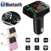 In-Car Bluetooth FM Transmitter Radio MP3 Wireless Adapter Car Kit 2 USB Charger