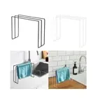 Kitchen Countertop Dishcloth Drying Rack Towel Storage Stand for Bathroom