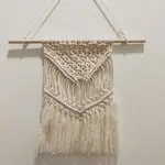 手作編織棉繩流蘇掛毯