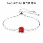 SWAROVSKI 施華洛世奇 BIRTHSTONE 手鏈 方形切割, 鍍白金色