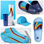 ALDI Gear Capsule Collection 2023 VARIETY Umbrella Cap Tumbler Slides Socks NEW