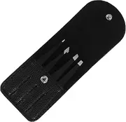 ORFOFE 1 Set Stainless Steel Eyebrow Tweezers Multi Functional Grooming Kit with Travel Case for Removal for Eyebrows and Eyelashes