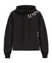 MM6 Maison Margiela Logo-Printed Drop Shoulder Hoodie S,XL,XS,L,M black