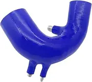 Car Pressure Lines & Hoses Parts Fit for Abarth 500 595 IHI Turbo Silicone Intake Hose Kit Performance Intake System Silicon Tube Pipe intercooler Turbo Hose Pipe(Blue with Logo)