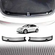 X-CAR Rear Bumper Guard Carbon Fiber Style Trunk Protector for Tesla Model Y 2022-2025 Cover Protection Accessories
