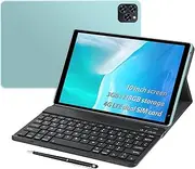 Tablet, 4G LTE FDD TDD, 10.1 Inch Screen, 3GB + 256GB, Dual SIM Cards, 8-Core Processor, 5MP + 16MP Camera, 5000mAh Battery, Laptop (Green)