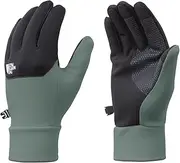 [THE NORTH FACE] E-Tip Gloves, Unisex, Fleece, Cold Protection, Smartphone Compatible, Touch Panel Compatible, duck green, M