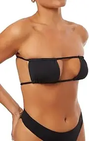 [WEWOREWHAT] Women's Ruched Bandeau Top