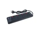 Surge Protector 4 Way Powerboard Individual Switches LAN Protection RJ11/RJ45