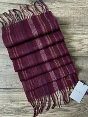 PAUL SMITH LAMBSWOOL MULTISTRIPE SCARF MADE IN ENGLAND BNWT