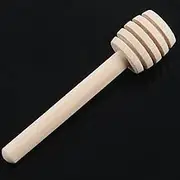 Mellisso 300 Pack of Mini 3 Inch Wood Honey Dipper Sticks, Individually Wrapped, Server