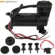200PSI Air Compressor Kit For Train Horns Air Horn Air Suspension Kit New Black
