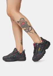 [Fila] Black Disruptor Zero Sneakers