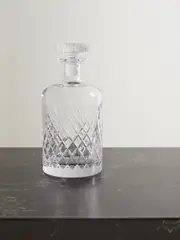 [Soho Home] Soho Home - Barwell Cut Crystal Decanter - Clear - One size One size Neutrals