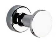 Sonia TECNO LARGE ROBE HOOK 35mm Diameter, Brass & Zamak, Wall Mounted CHROME