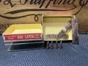 Vtg Forged Bar Latch Cabinet Hardware Old Copper Cape Cod Flush National Lock