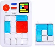 [CZT] Smart Klotski Game Machine Maze Puzzle Escape Game Huarongdao Building Blocks 532 Levels Brick Jigsaw Console Logical Thinking Children/Boys/Girls Gift Toys Suitable for Indoor/Outdoor/Travel