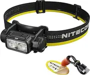 Nitecore NU50 1400 Lumen USB-C Rechargeble Headlamp, Compact, Long Runtime, Rapid Charging, with Red Light, for Night Camping, Hiking, Hunting and Industrial Work