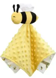 Boritar Bumblebee Lovie Soft Security Blanket Yellow