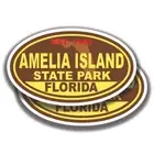 AMELIA ISLAND STATE PARK DECALs 2 Stickers Florida Bogo Car Window
