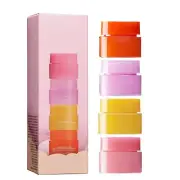 Lip Sleeping Mask 4 Piece Set Hydrating Lip Care Sleeping Lip Moisturizer Mask