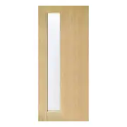 Woodcraft 2040 x 820 x 40mm Entrance Door St Clair Frosted Safety Glass SD03