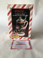NEW Coca Cola 1998 "Holiday Series" Candy Cane Stein