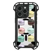 iPhone 16 Pro Ultra Bounce Case MagSafe Compatible Pug Macarons