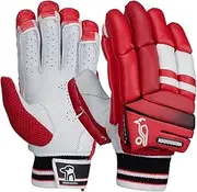KOOKABURRA Unisex's 2.1 Red Cricket, Coloured Batting, t20 Gloves, Adult Left Hand