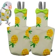 Xvilmaun Bird Diapers for Parrots | Reusable Bird Diaper Clothes Washable,2X Training Nappy Pet Supplies, Soft Liners Leak-Proof for Parakeet Cockatiel Macaw Pigeon