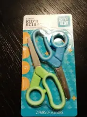 Brand New Pen+Gear 5" Blunt 2 Pack Kids Scissors Blue and Green 153510 - 4006