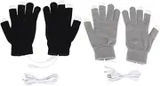 [BESPORTBLE] USB Heated Gloves Warmer Liners Women Precise Gloves Portable Gloves Touchscreen Warming Heater Hand Rechargeable Glives Warm Gloves for Men Heating Gloves