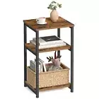 VASAGLE Side Table Small End Table Tall Nightstand for Living Room Bedroom Of...