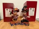 Jim Shore Disney #6010861 6010862 Hay There Scaredy-Crow Mickey Minnie Scarecrow