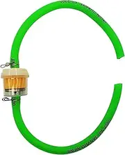 Universal Motorcycle Gas Fuel Filters And Fuel Pipe For 49cc 50cc 110cc 125cc 150cc Dirt Pit Bike Moped Scooter ATV Go Kart(Green)