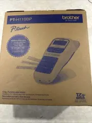 Brother P-Touch PTH110BP Easy Portable Label Maker Bundle 4 Label Tapes, New