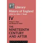 A LITERARY HISTORY OF ENGLAND VOL. 4