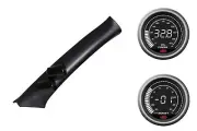 SAAS pillar pod oil pressure boost/vacuum gauges for Mitsubishi Triton MN Airbag