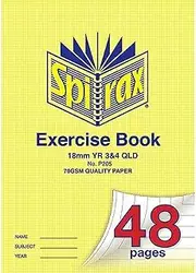 SPIRAX 205 A4 Exercise Book, 12 mm