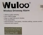 Wuloo 1/3 Mile Driveway Alarms Wireless Long Range Motion Sensor Alarm for Home