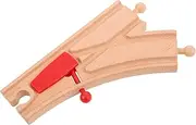 Wooden Train Tracks Set Boys and Girls' Educational Playset Bridge and Track Connectors Train Set