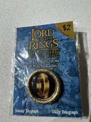 The Lord Of The Rings The Return Of The King The One Ring Pin 2003 New Sealed