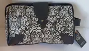 Vintage PAUL FRANK Hyde Vinyl Dopp Kit Toiletry Black White Swirl Unisex Bag NWT