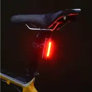Bike Light Rear Bike Tail Light Safety Light Mountain Bike MTB Bicycle Cycling Waterproof Portable USB Rechargeable Sign