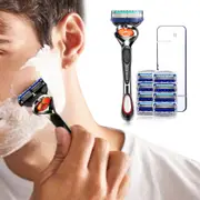 Men's Motion Sphere Razor Set with 5 Razor Blade