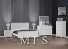 KING SWANWORTH (CUSTOM MADE) 4 PIECE (TALLBOY) BEDROOM SUITE - ASSORTED COLOURS