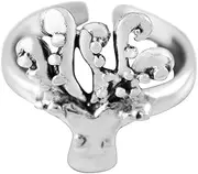 [Elegant Jewel] 925 Sterling Silver Squid Octopus Sea Ocean Life Adjustable Pinky Toe Ring, 925 Sterling Silver,Silver, na