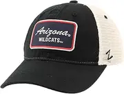Zephyr ZHATS Standard NCAA Officially Licensed Hat University Patch Brick Black