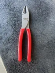 For Snap-on Tools NEW 388ACF 8" High-Leverage RED Soft Grip Diagonal Cutter USA